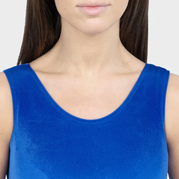 Body Velluto Blu Elettrico - immagine 2