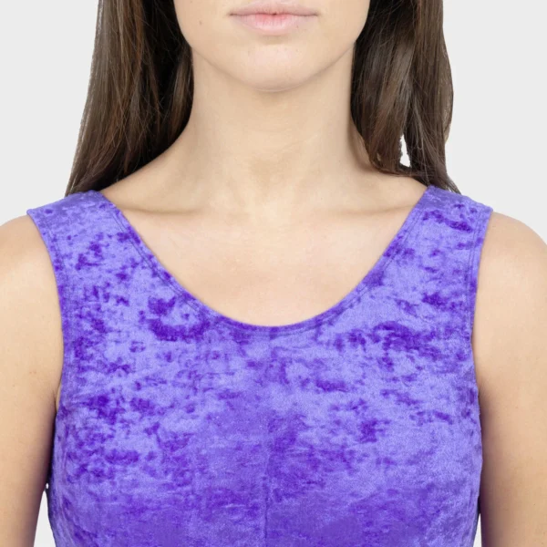 Body Velluto Viola Pervinca - immagine 2