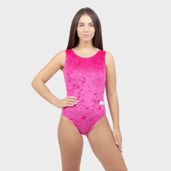 Fuchsia Velvet Leotard