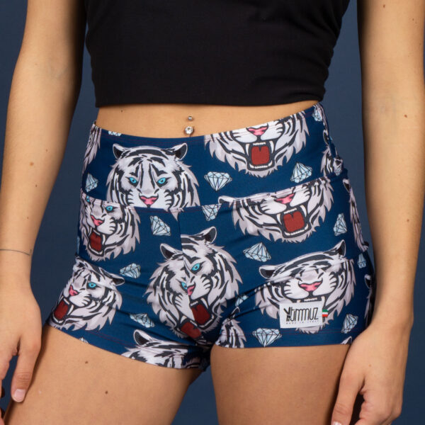 Fitness Shorts - White Tiger x Marco Lodadio - immagine 2