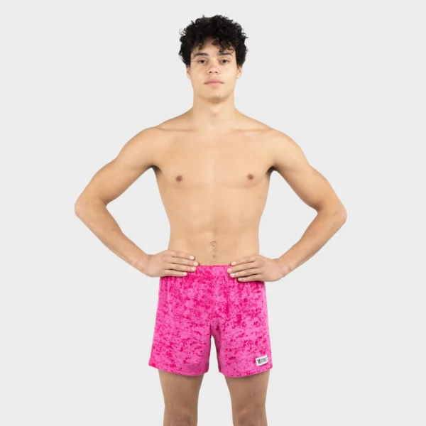 Pantaloncini Velluto Fucsia