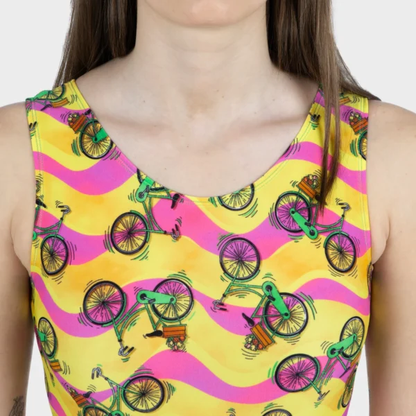 Trippy Amsterdam Bicycle Leotard - Image 2