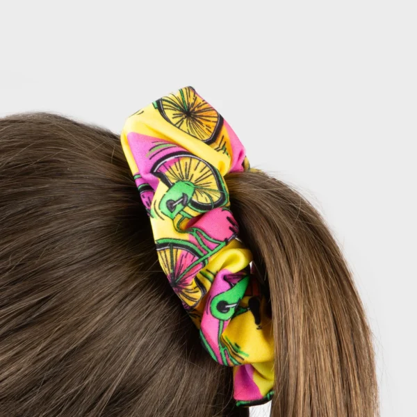Trippy Amsterdam Bicycle Scrunchies