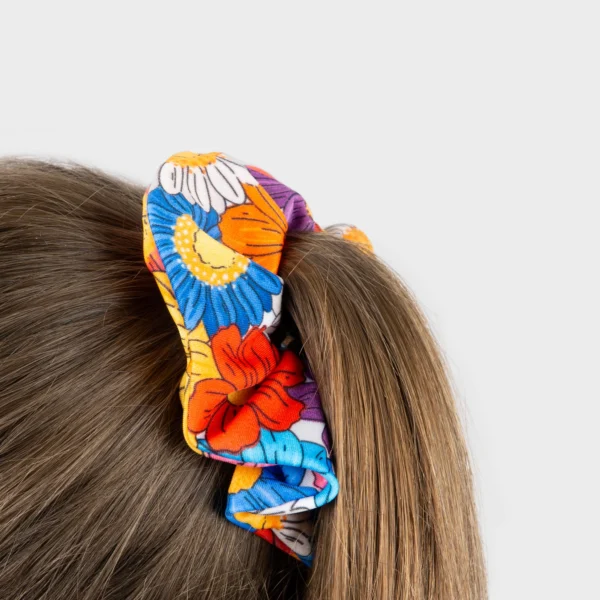 Flowers Hair Scrunchie