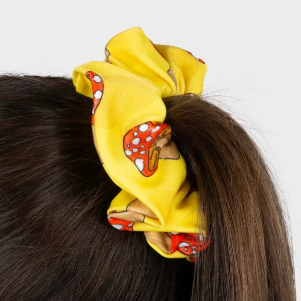 Mushroom Hair Scrunchie